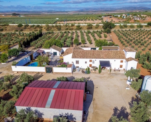 Vista aérea - Cortijo del Coco Alojamiento Rural